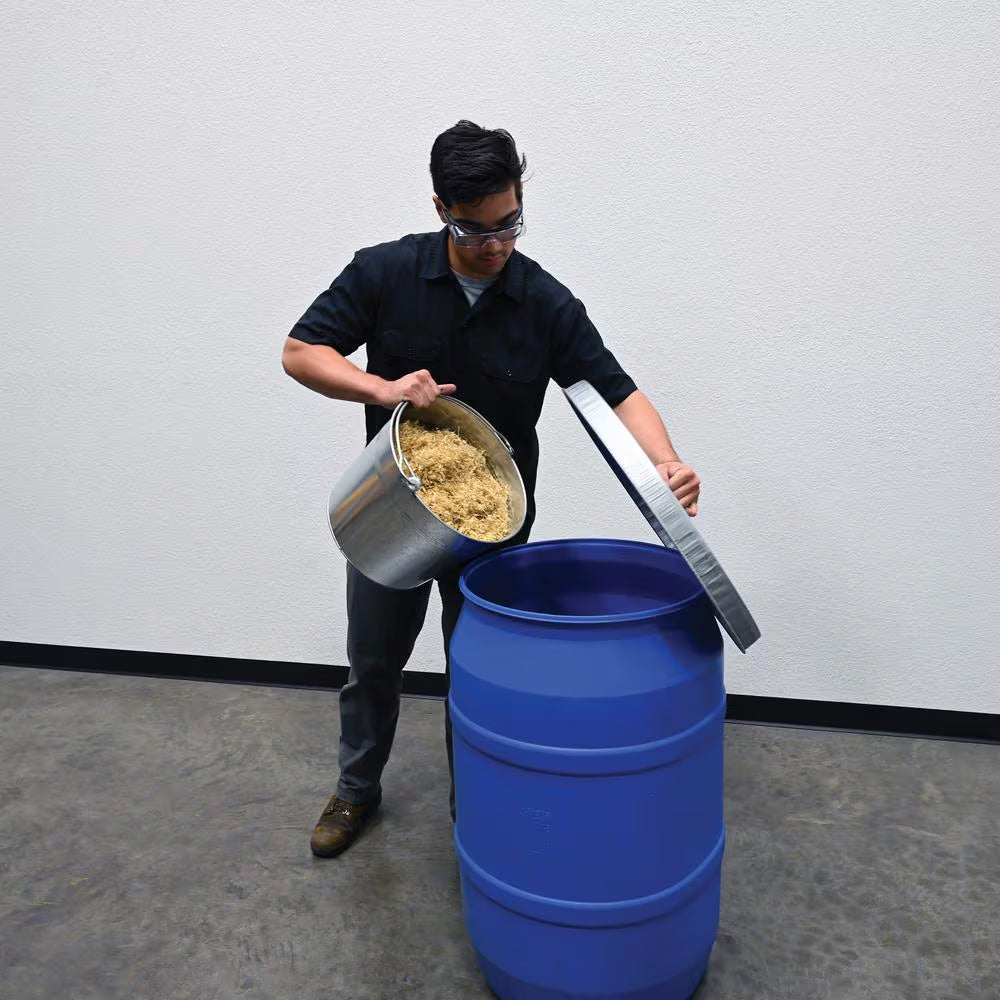 Open Head Galvanized Drum Cover with Handle
