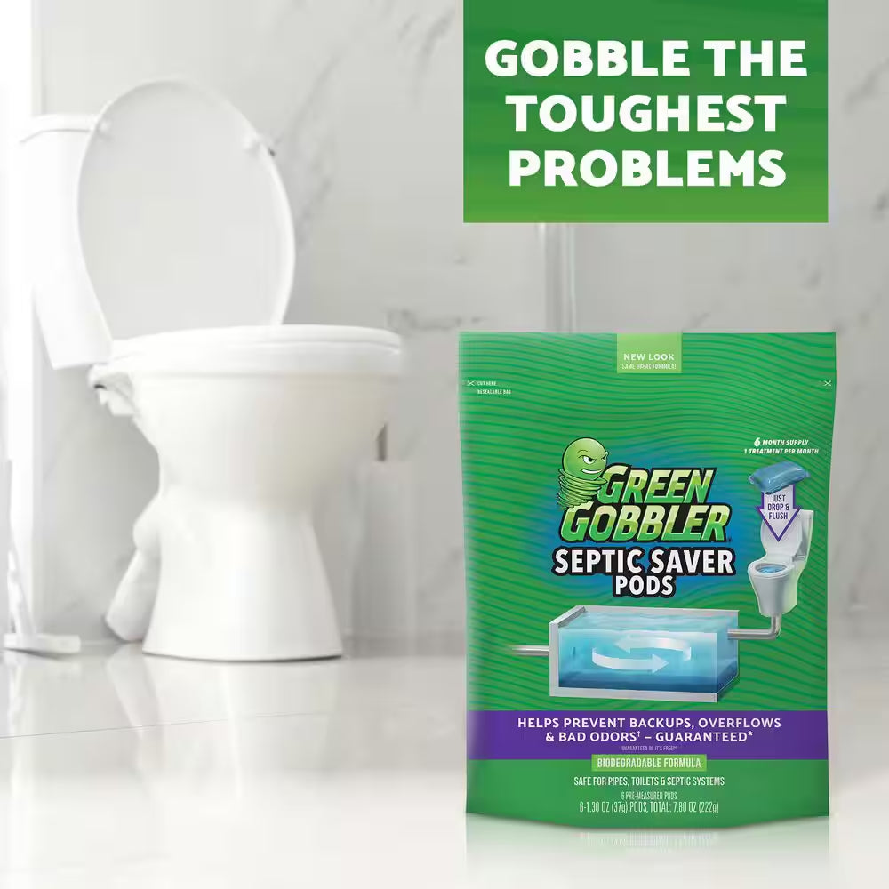 Septic Tank Treatment Pods (2 Pack)