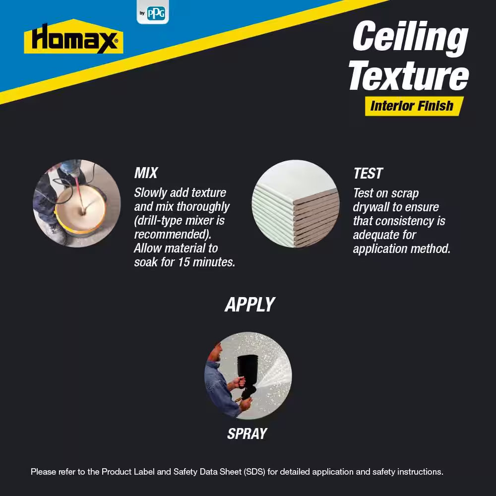 13 Lb. Dry Mix Popcorn Ceiling Texture