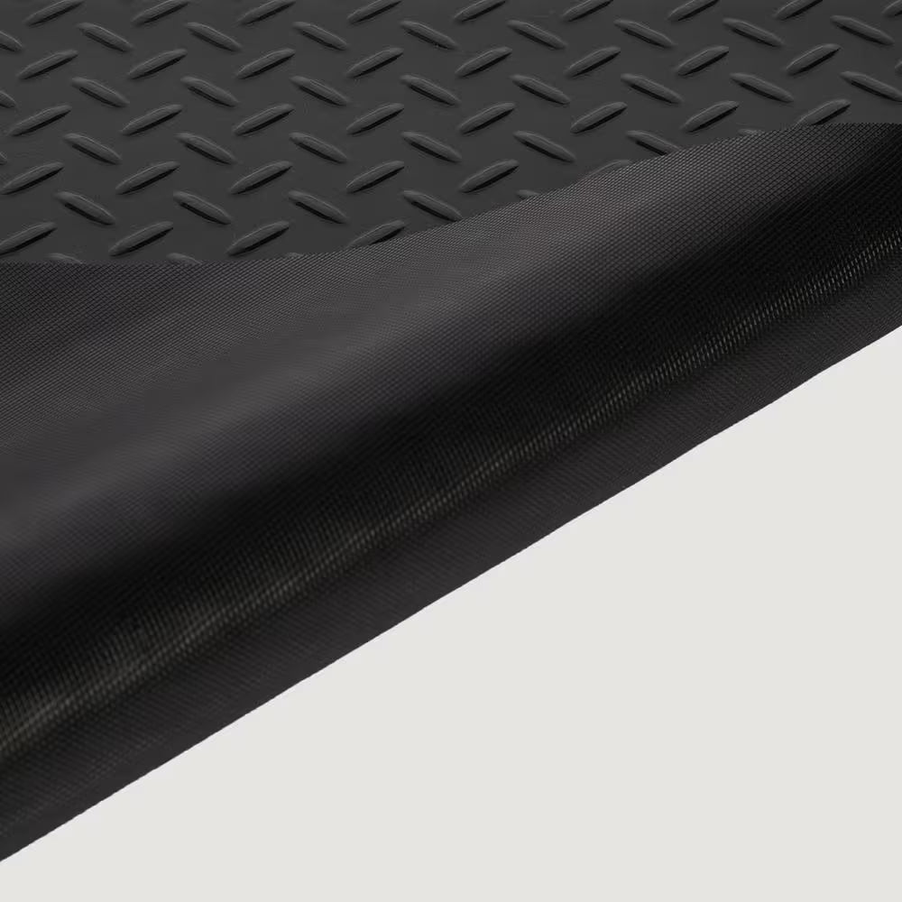 27 In. X 12 Ft. Wide Rib Utility Black Floor Protector
