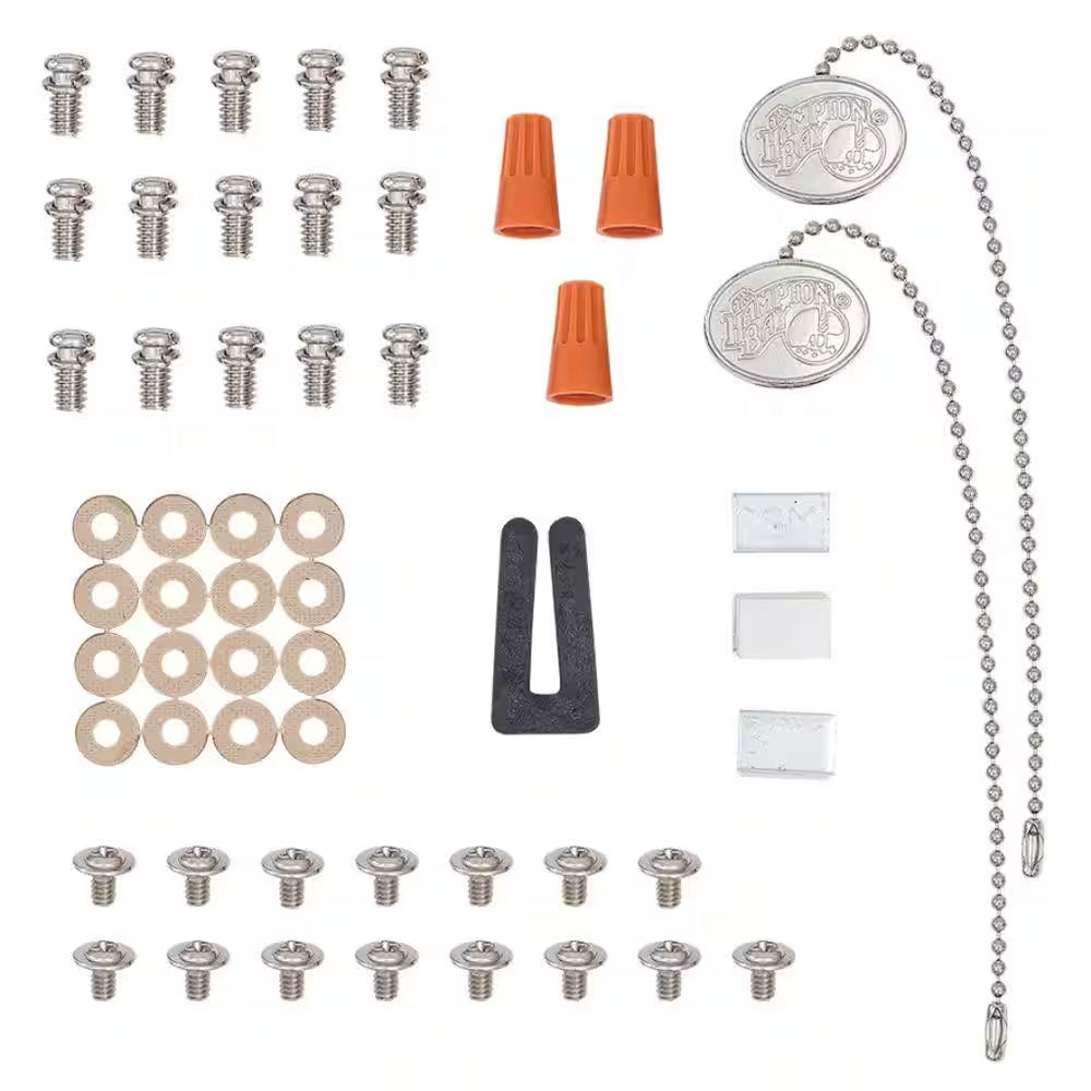 Mounting Hardware for Chateau De-Ville 52 In. De-Ville Walnut Ceiling Fan