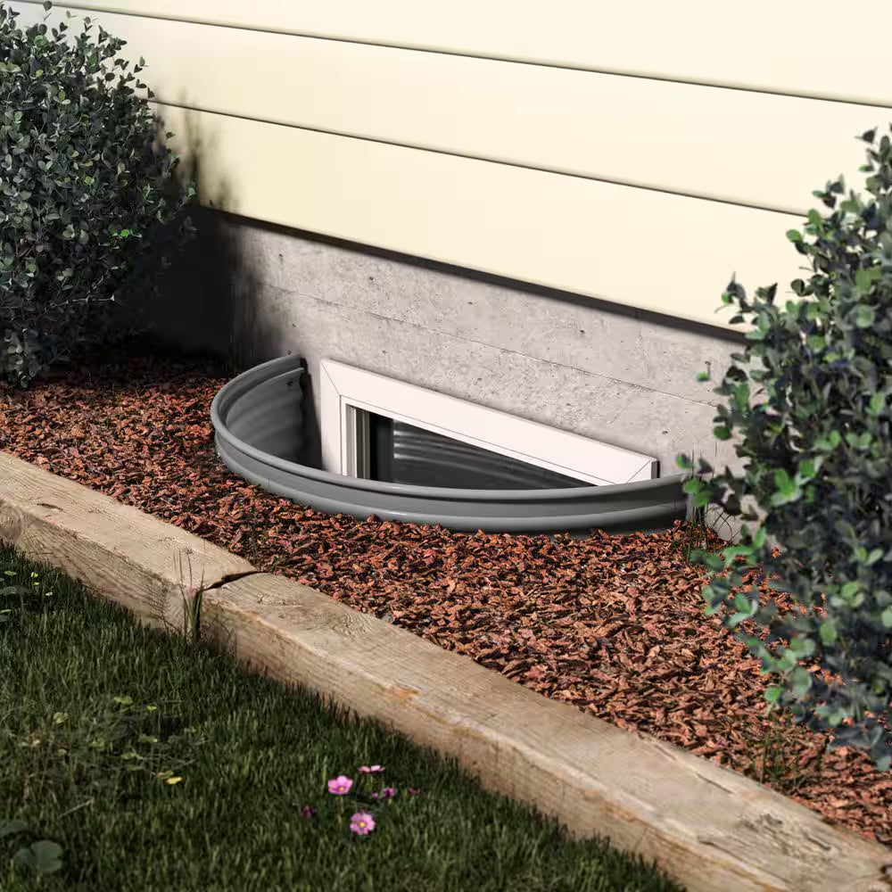 37 In. X 12 In. round Plastic Window Well