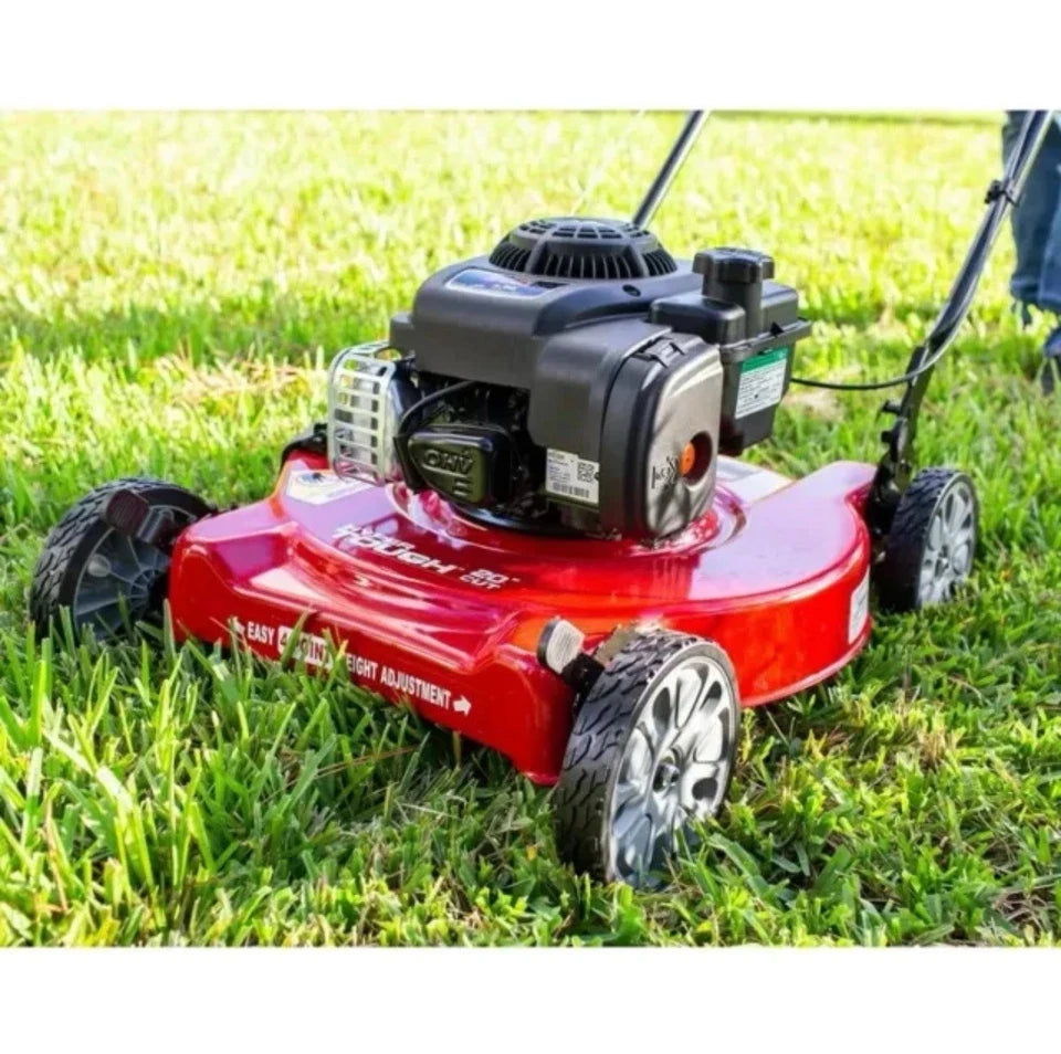 Hyper Tough 20-inch Gas Push Mower w 125cc Briggs & Stratton Engine
