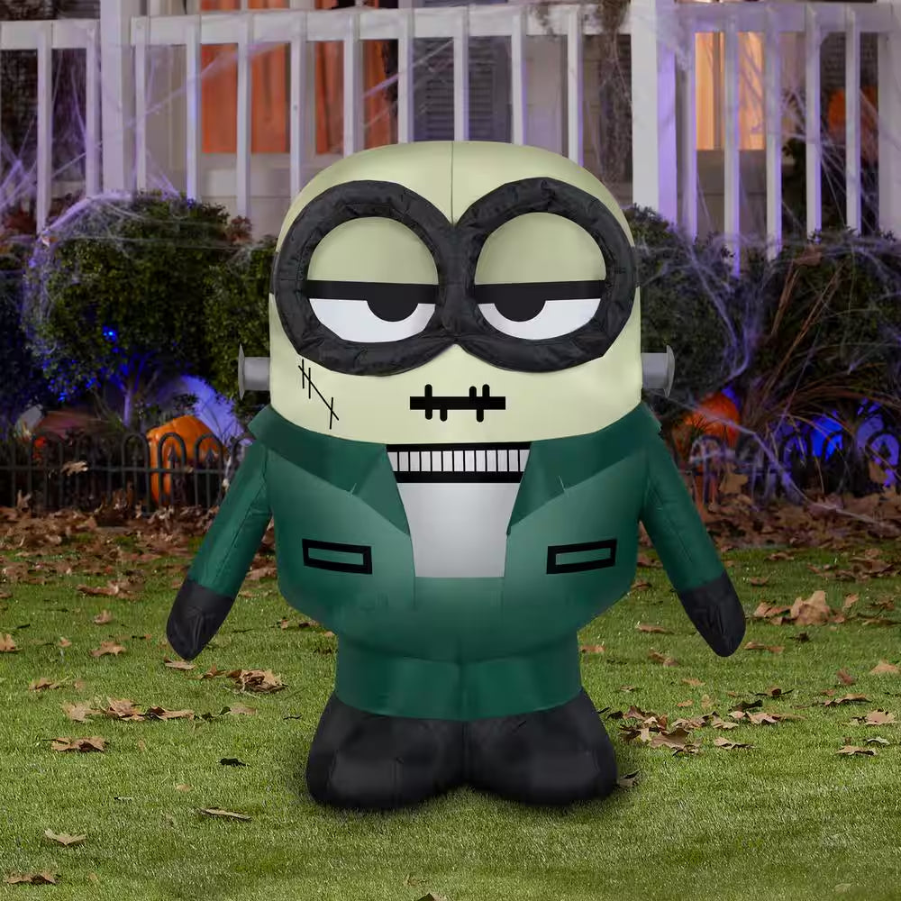 38.58"H X 22.05"W X 33.86"L Halloween Airblown-Monster Minion Frankenbob-Sm-Universal