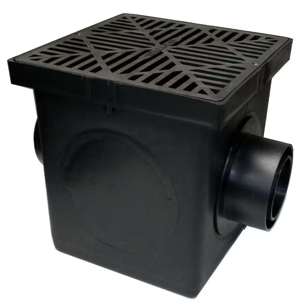 12 In. X 12 In. Drainage Catch Basin, 2 Opening Kit