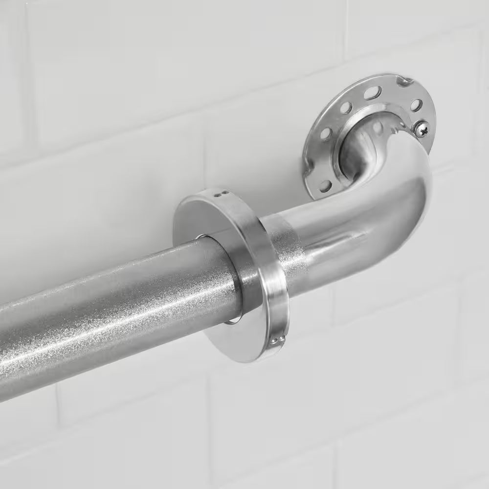 24 In. Grab Bar Combo in Polished Stainless Steel (3-Pack)