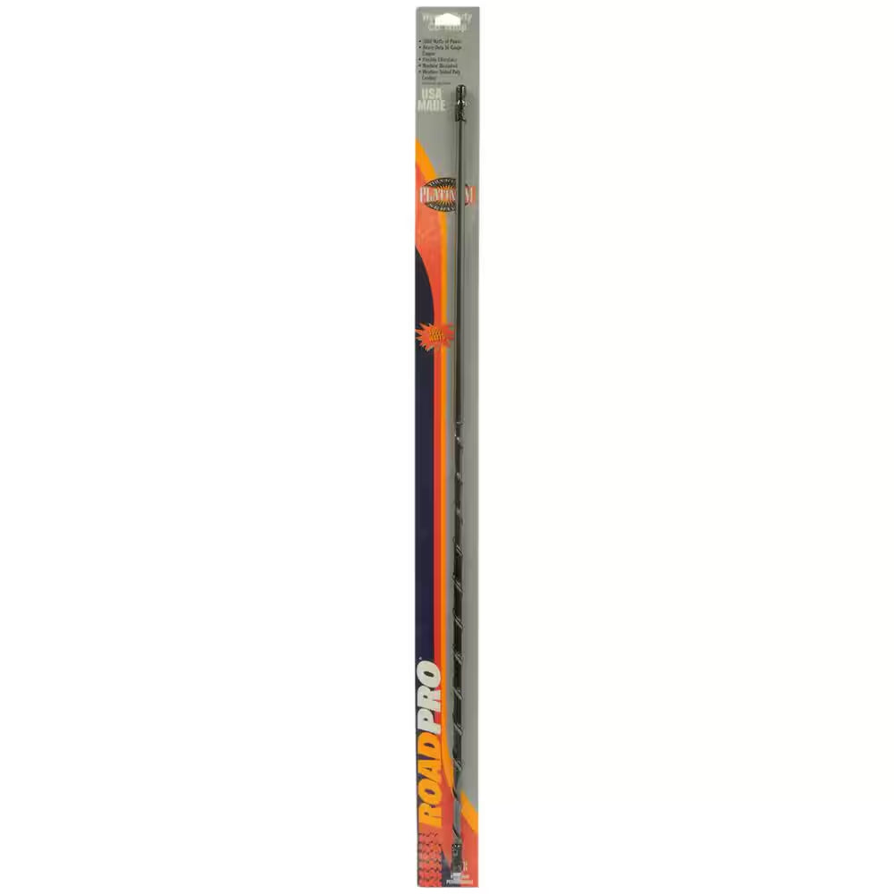 1000-Watt 3 Ft. Fiberglass CB Antenna Whip in Black