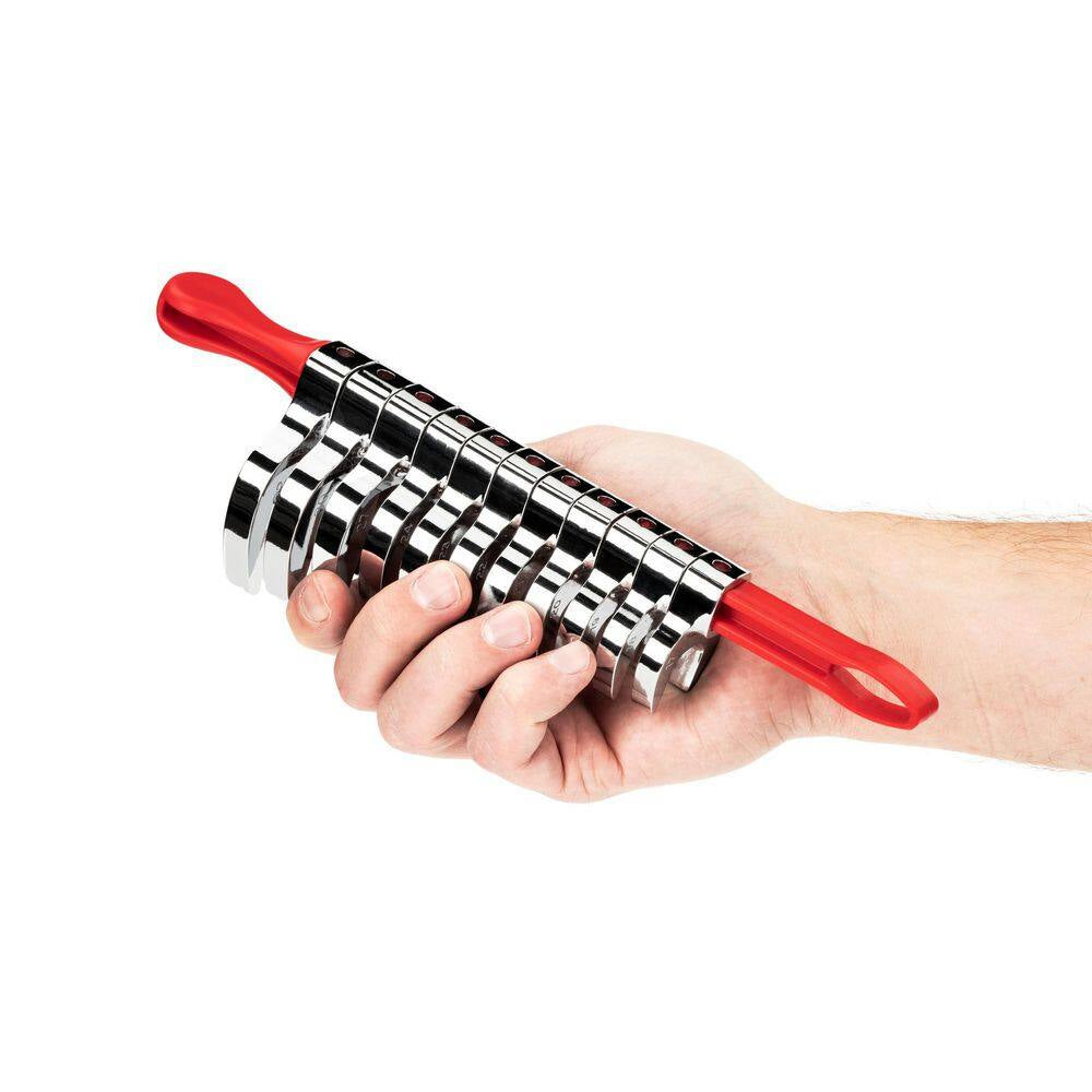 1/2 In. Drive X 10 In. Crowfoot Wrench Organizer Key (Red)