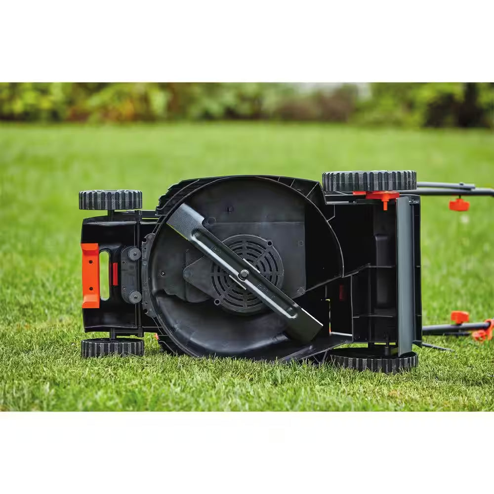 15 In. 10 AMP Corded Electric Walk behind Push Lawn Mower
