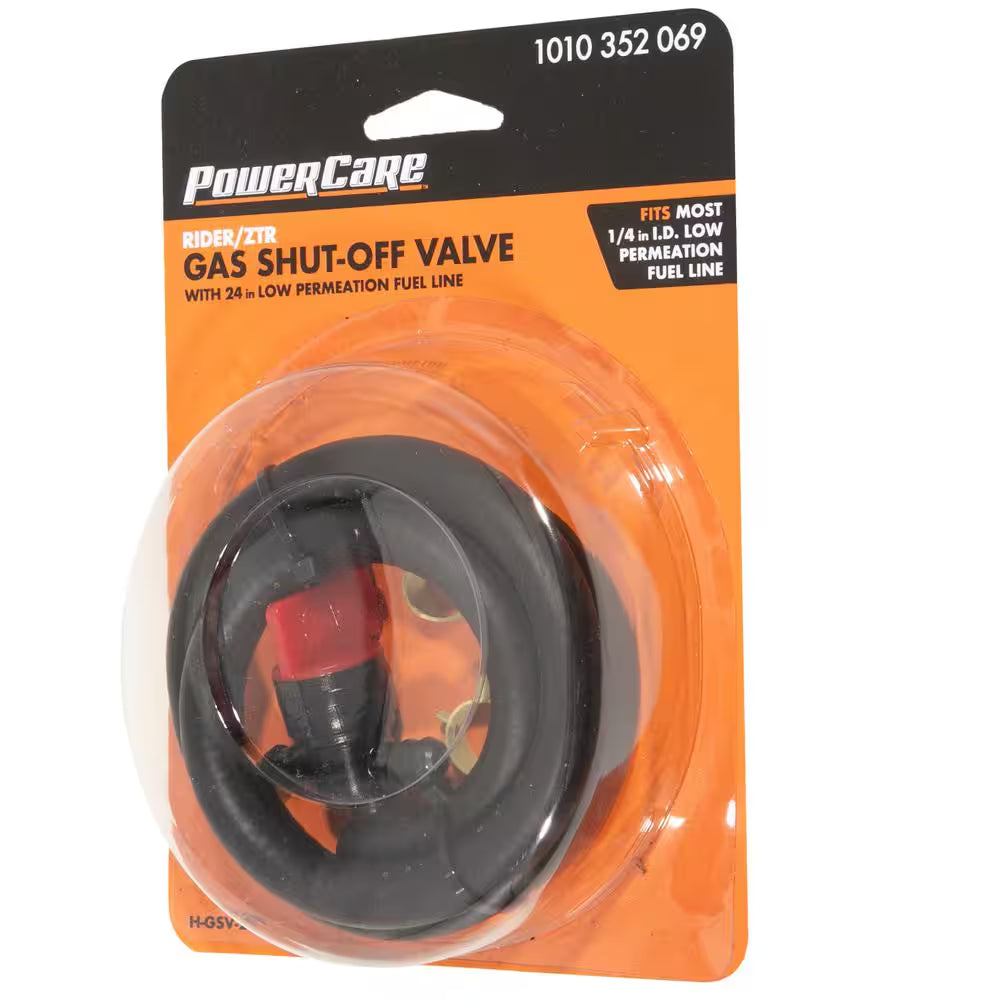 Universal Gas Shut-Off Valve for Lawn Tractors and Zero-Turn Mowers