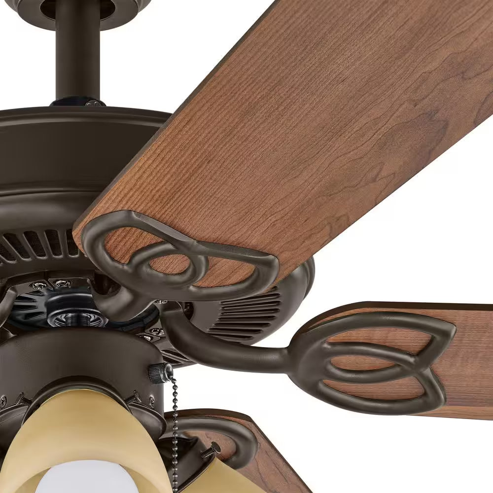 Brookhurst 52 In. LED Indoor Oil Rubbed Bronze Ceiling Fan with Light Kit