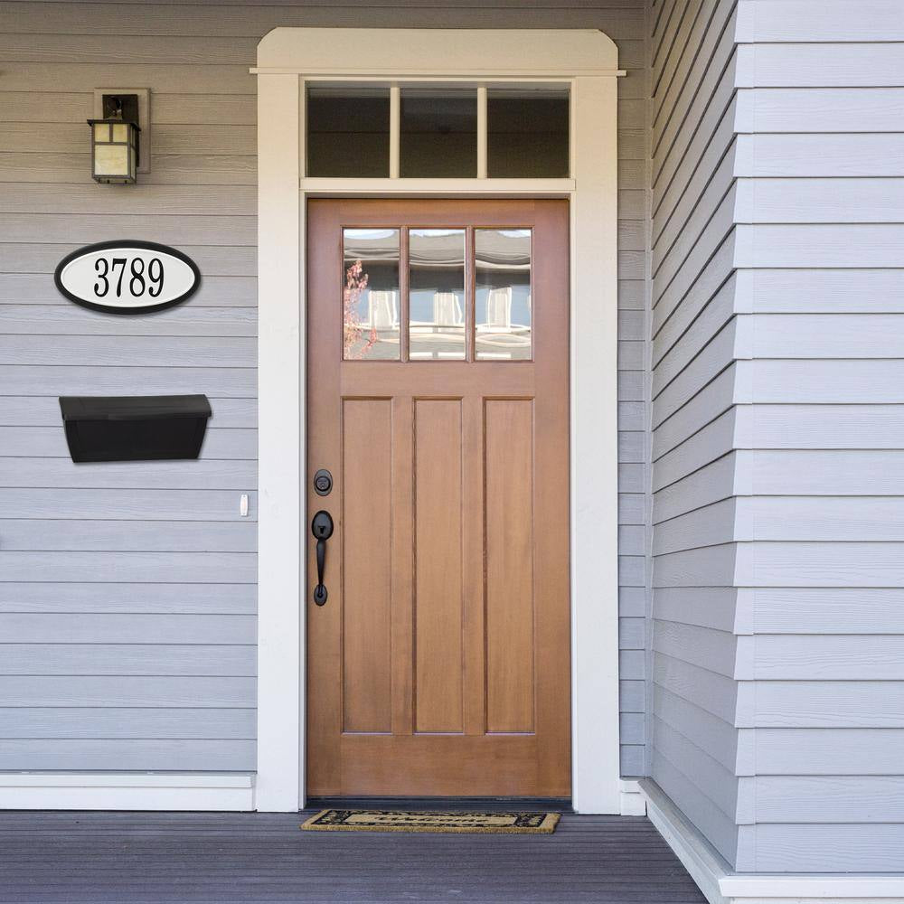 Black Classic Wall Mount Mailbox