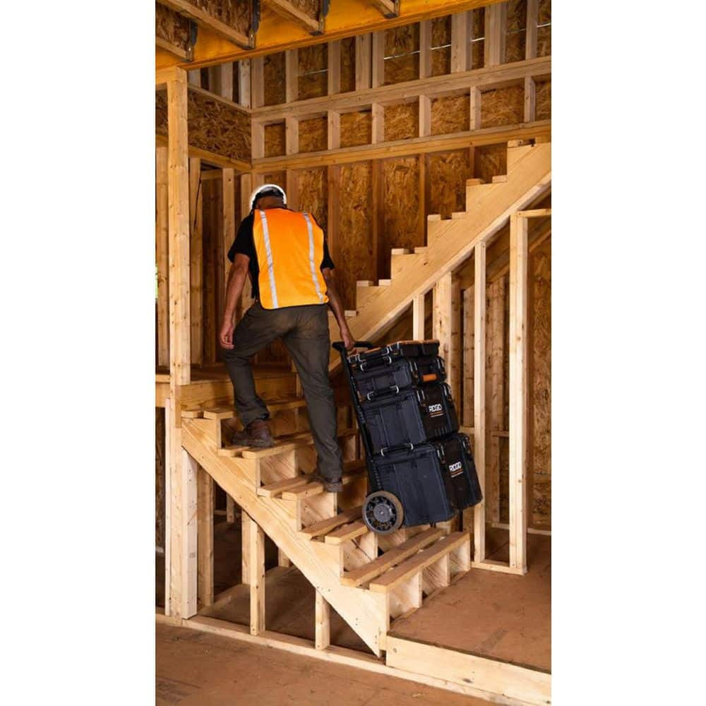 Pro Gear System Gen 2.0 Stackable Durable Compact Power Tool Box with Secure Hang Mounts