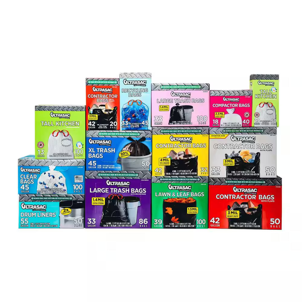 55 Gal. Drum Liner Trash Bags (50 Count)