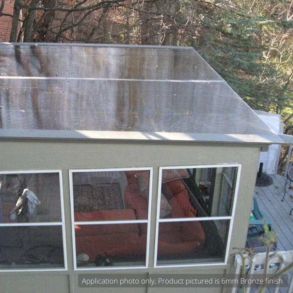 Thermoclear 48 In. X 96 In. X 1/4 In. (6Mm) Clear Multiwall Polycarbonate Sheet