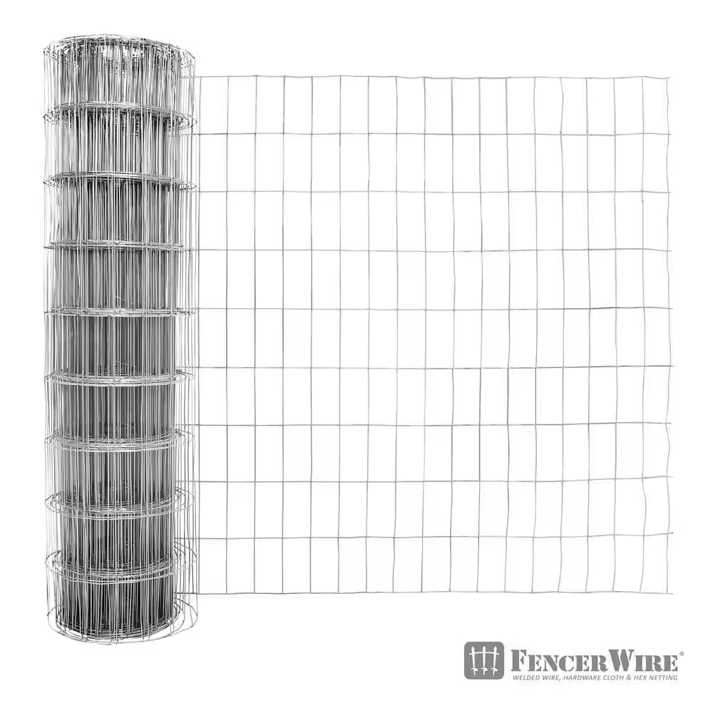 2 Ft. X 100 Ft. 14-Gauge Welded Wire Fence with Mesh 2 In. X 4 In.