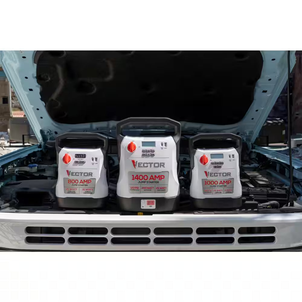 800 Amp Jump Starter with USB Power