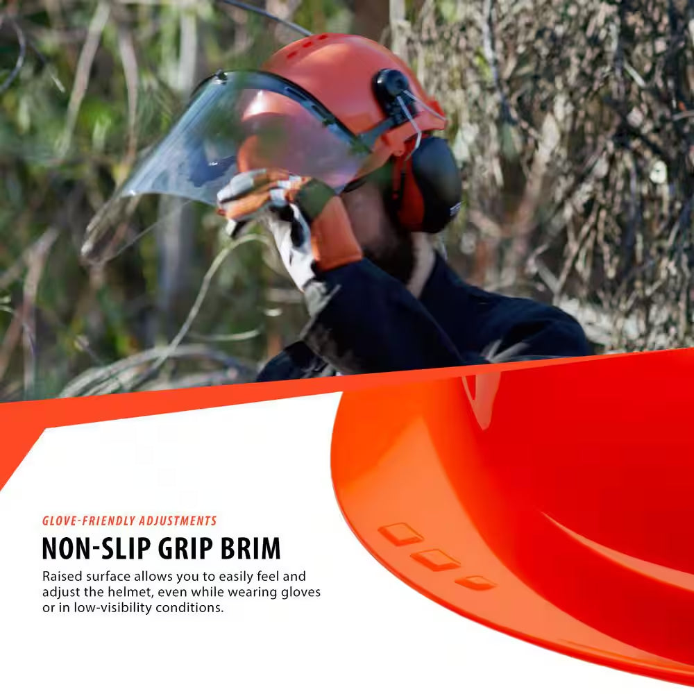 Forestry Safety Helmet and Hearing Protection System