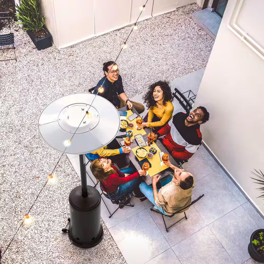 46,000 BTU Steel Propane Gas Patio Heater