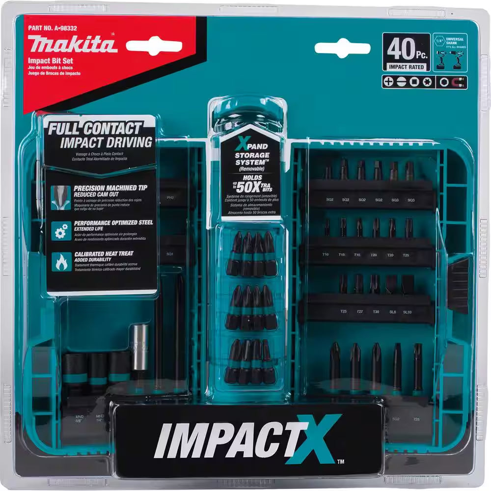 Impactx Driver Bit Set (40-Piece)