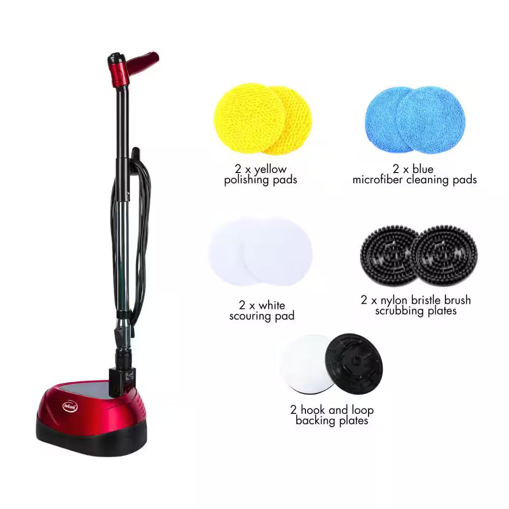Floor Cleaner, Scrubber, and Polisher, 23 Ft. Cord