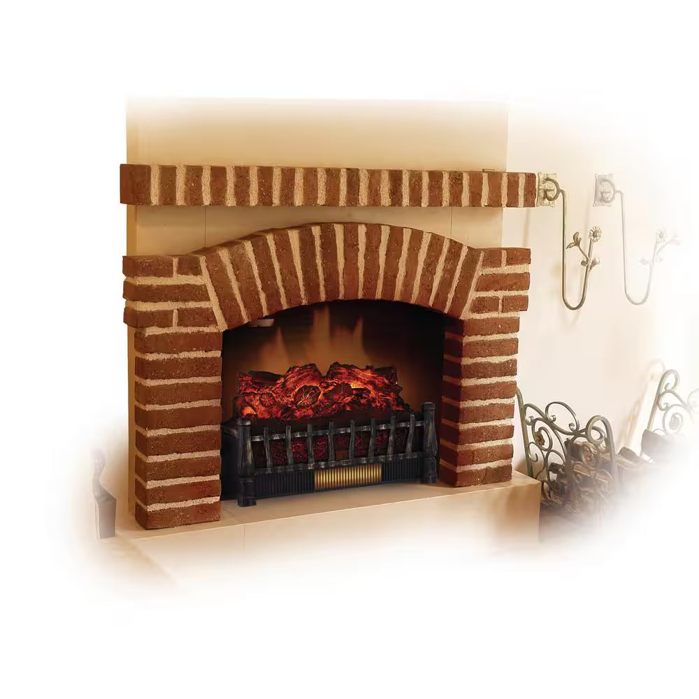 20 In. H Electric Fireplace Log Set with LED Technology and Remote Control