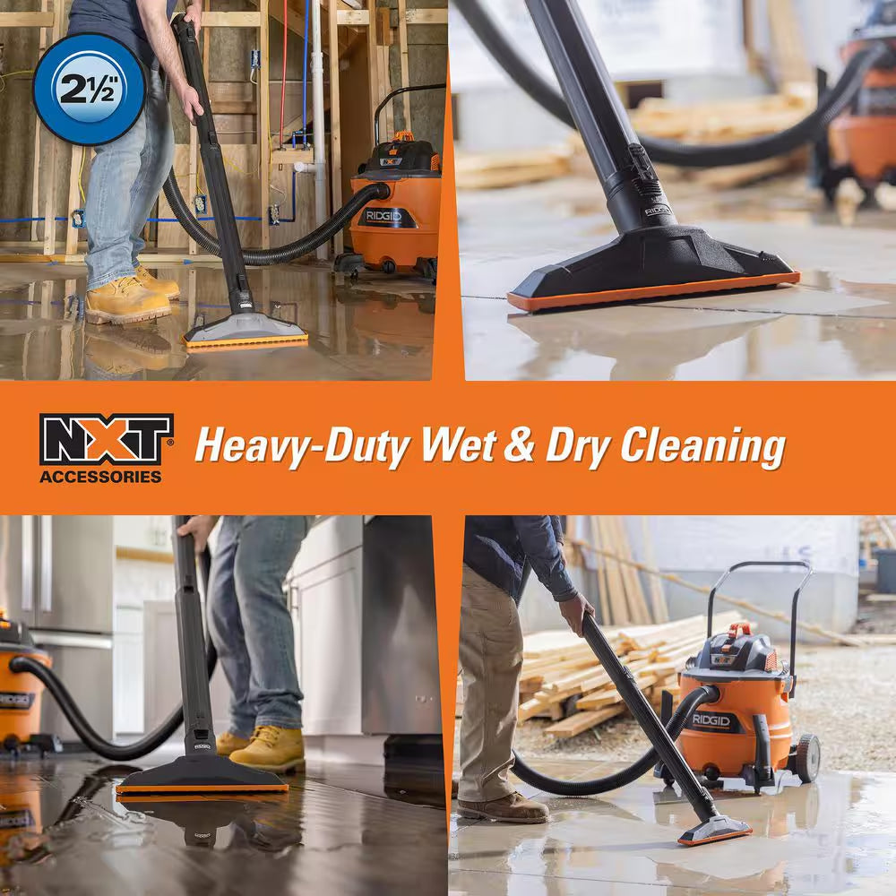 2-1/2 In. MAX2510 NXT Max Locking Floor Tool Shop Vacuum Attachment with Squeegee for NXT Wet Dry Vacs
