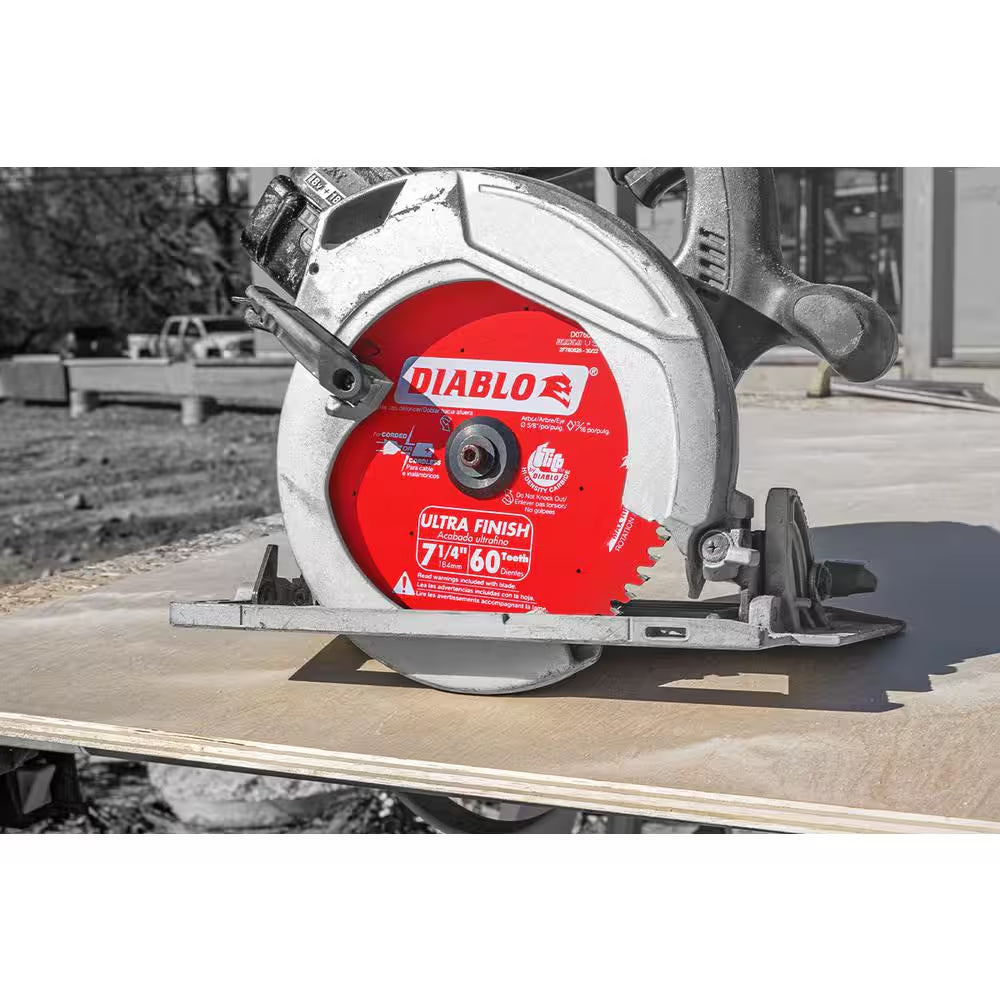 7-1/4In. X 60-Tooth Ultra Finish Circular Saw Blade for Wood