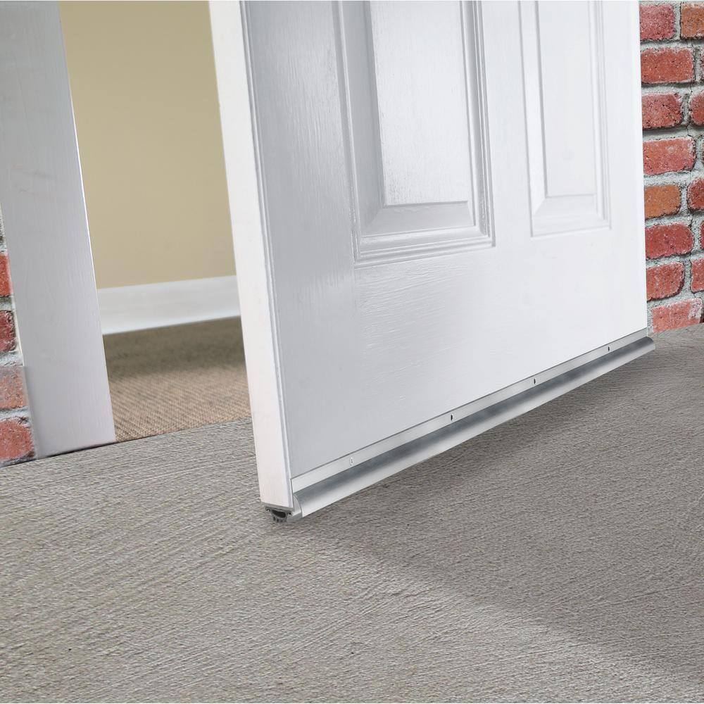 1-1/4 In. X 36 In. Silver Drip Cap L-Shape Door Bottom