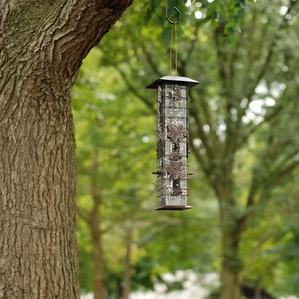 Squirrel-Be-Gone Squirrel-Resistant Metal Durable Wild Bird Feeder - 2 Lb. Capacity