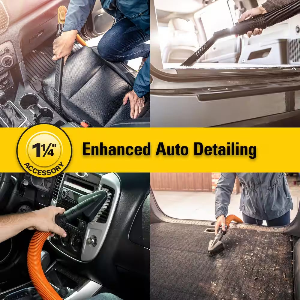 1-1/4 In. VT2534 Premium Car Cleaning Kit Accessory Shop Vacuum Attachments for Wet Dry Vacs