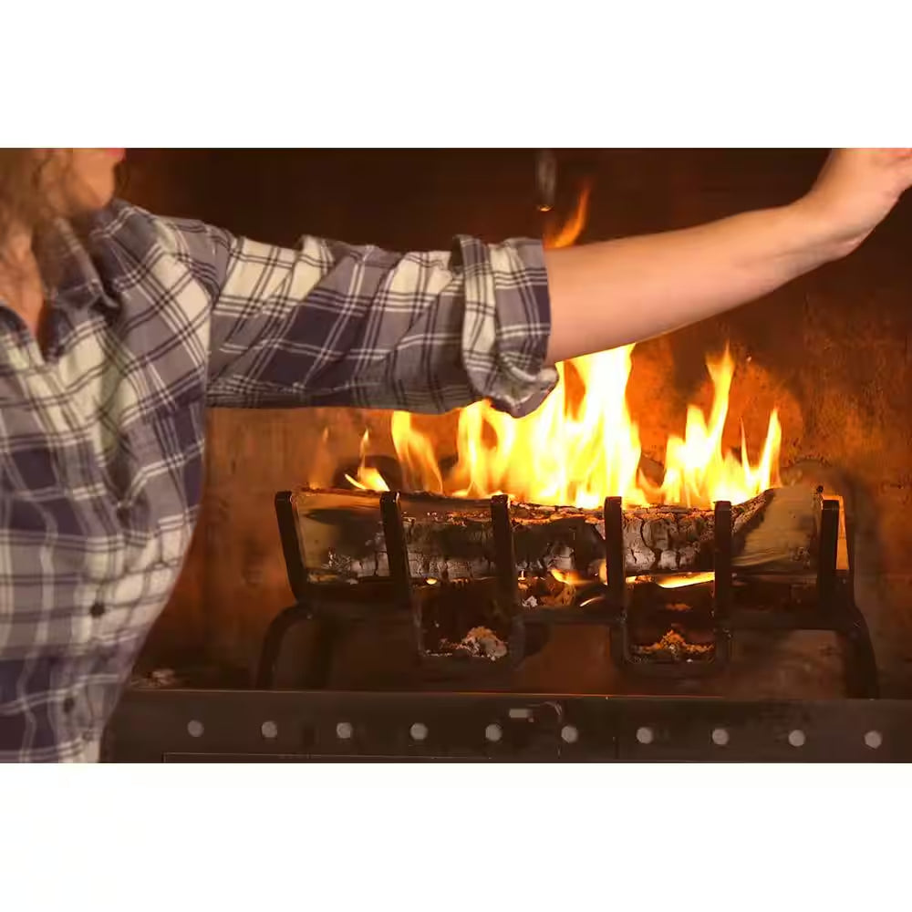 Creosote Buster Chimney Cleaning Safety Fire Wax Log, Large, for Fireplaces and Wood Stoves (1-Pack)