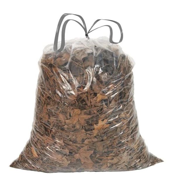 20-30 Gallon 0.8 MIL Clear Drawstring Trash Bags - 30" X 33" - Pack of 36 - for Home, Kitchen, & Office