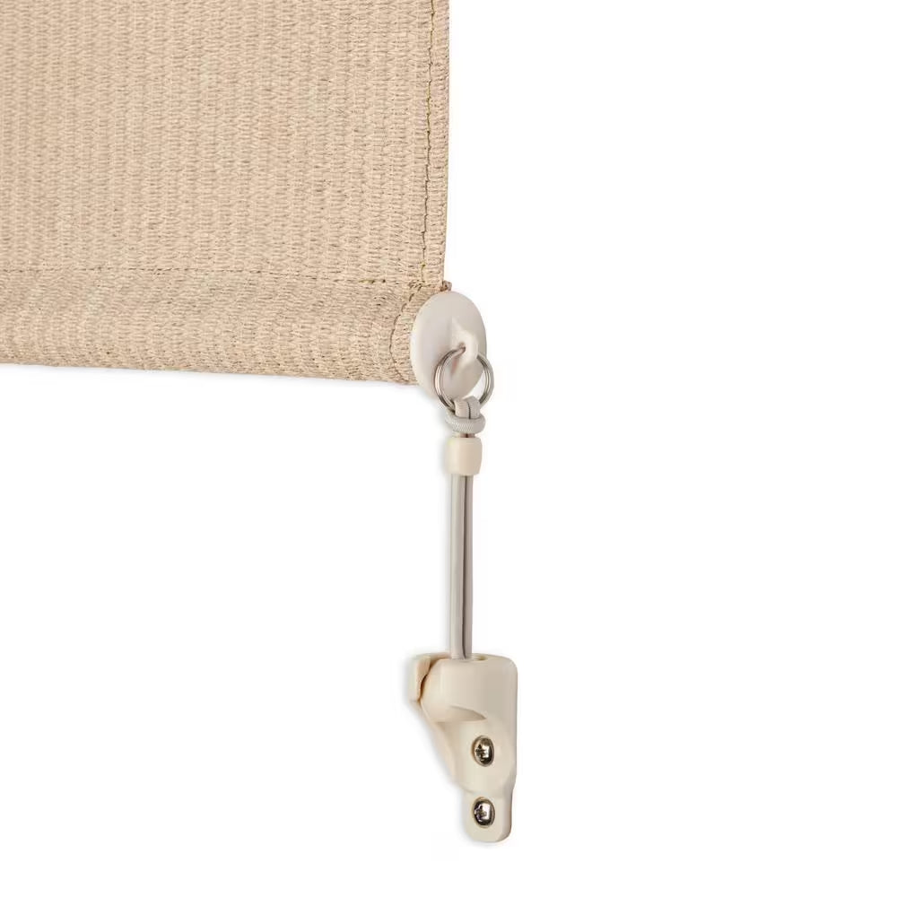 Camel Cordless UV Blocking Fade Resistant Fabric Exterior Roller Shade 72 In. W X 72 In. L