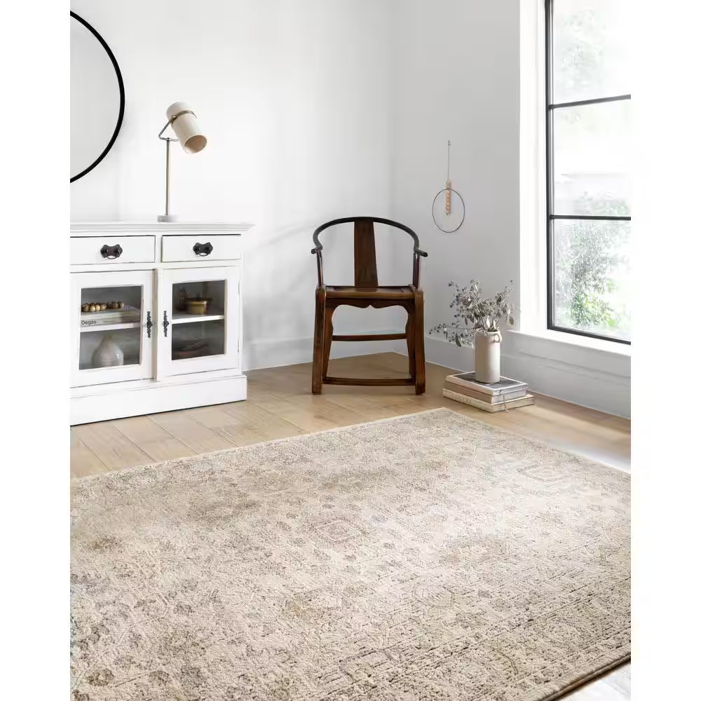 Teagan Ivory/Sand 5 Ft. 3 In. X 7 Ft. 6 In. Traditional Area Rug