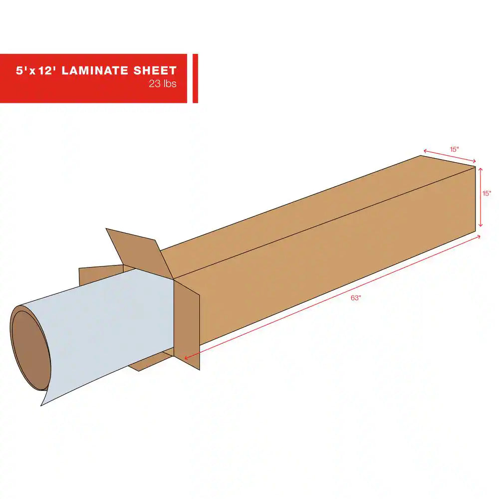 5 Ft. X 12 Ft. Laminate Sheet in 180Fx Dolce Vita with Etchings Finish