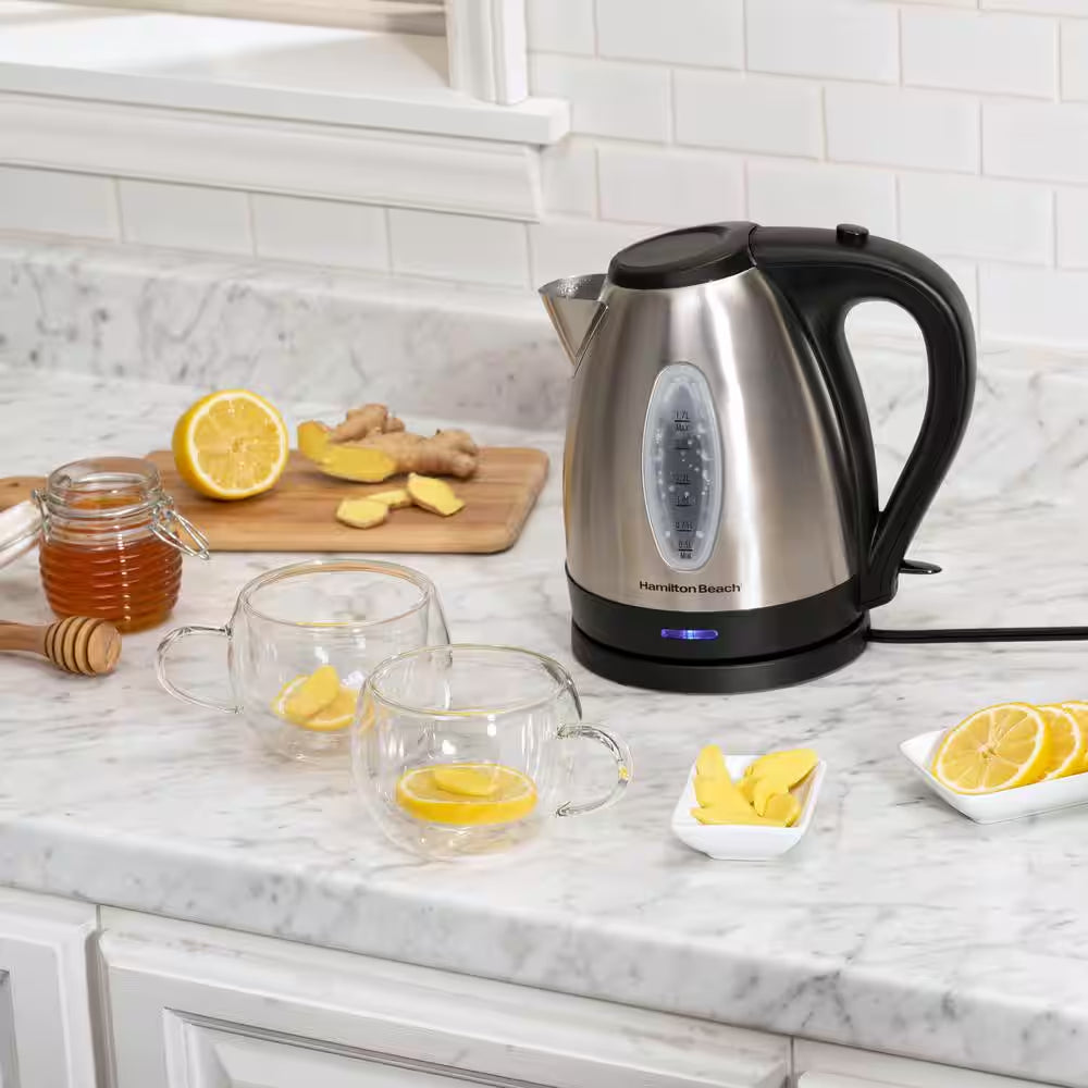7-Cup Stainless Steel Electric Kettle