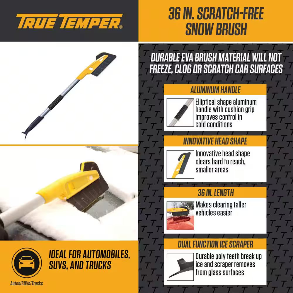 36 In. Scratch-Free Snow Brush