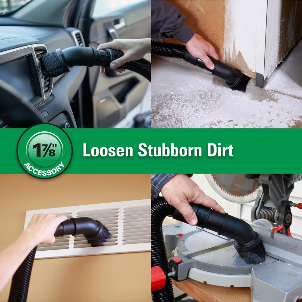 1-7/8 In. VT1701 Dusting Brush Accessory Shop Vacuum Attachment for Wet Dry Vacs Hoses and Wands