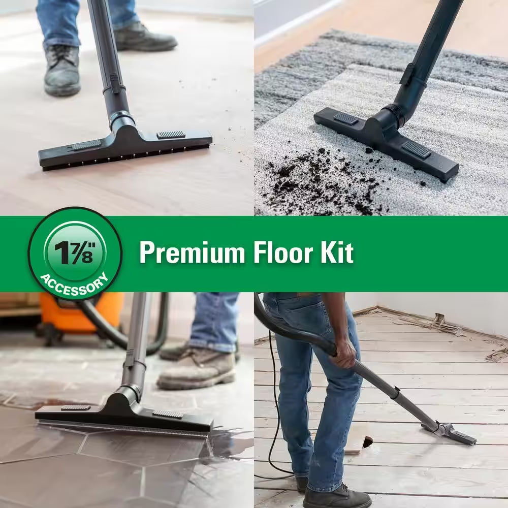 1-7/8 In. and 2-1/2 In. VT1738 Premium Floor Cleaning Accessory Kit Shop Vacuum Attachments for Wet Dry Vacs