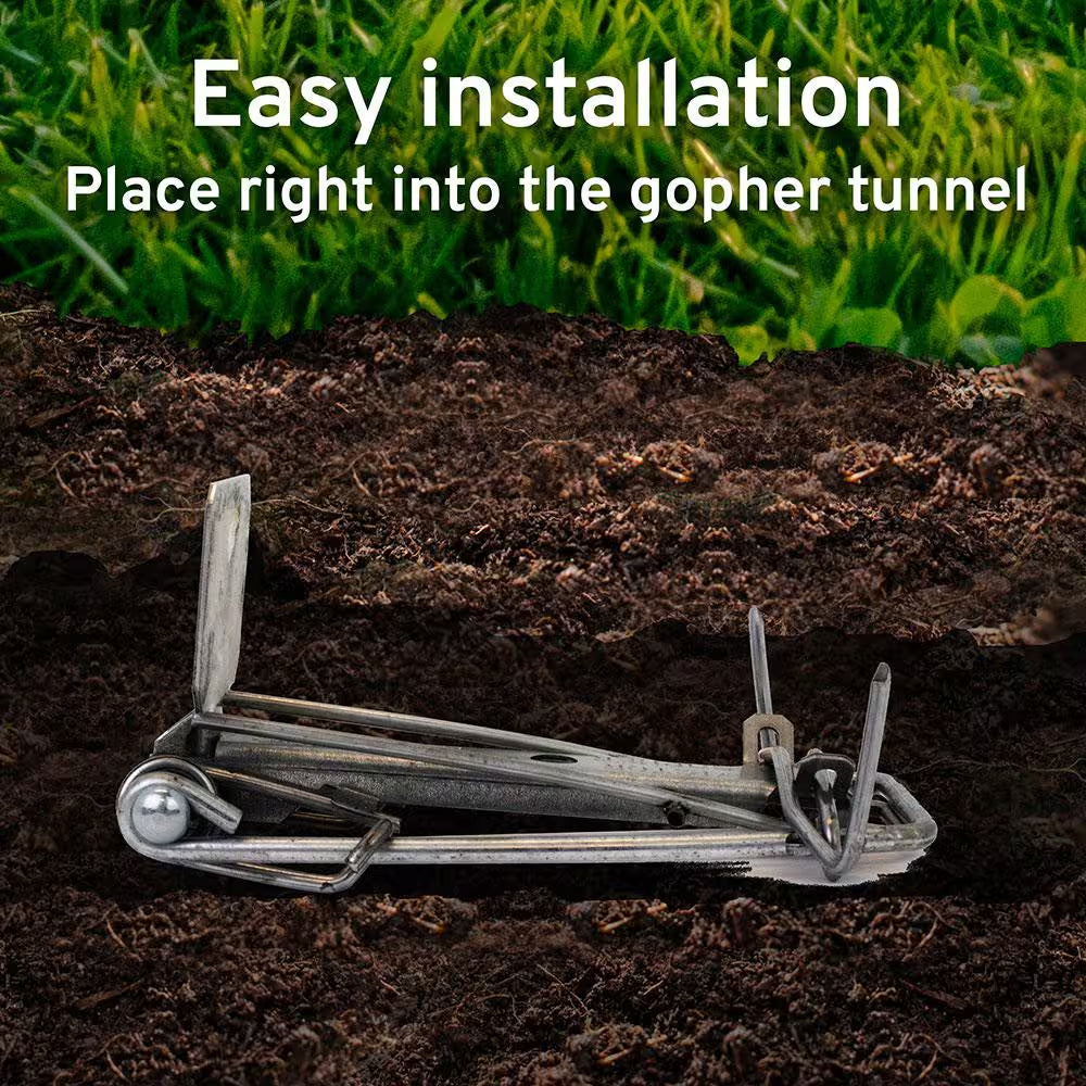 Easy-Set Outdoor Gopher Trap (2-Pack)