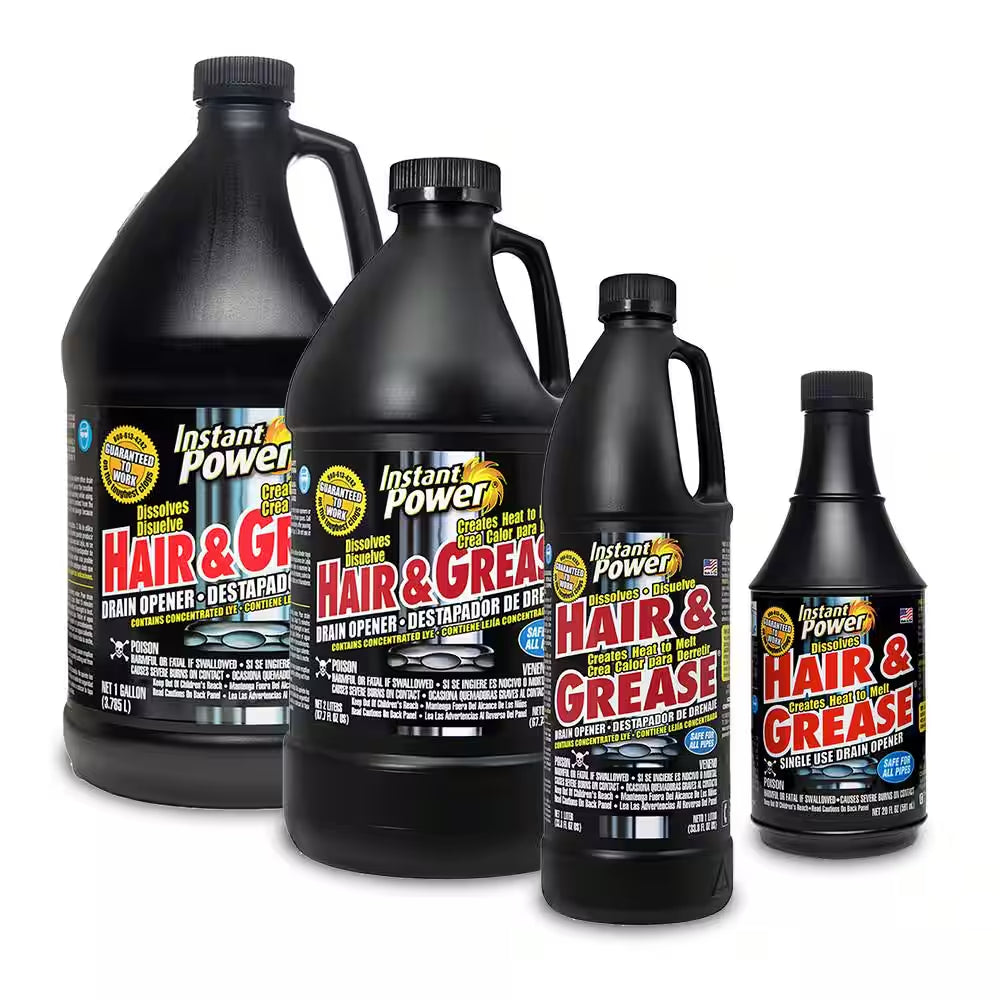67.6 Oz. Hair and Grease Drain Openers & Chemicals