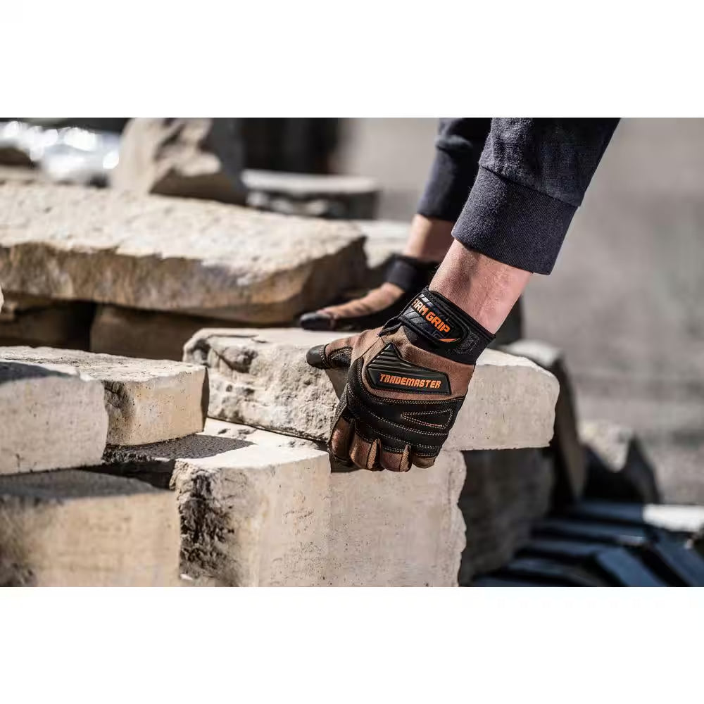 Trade Master Large Tan Duck Canvas Glove