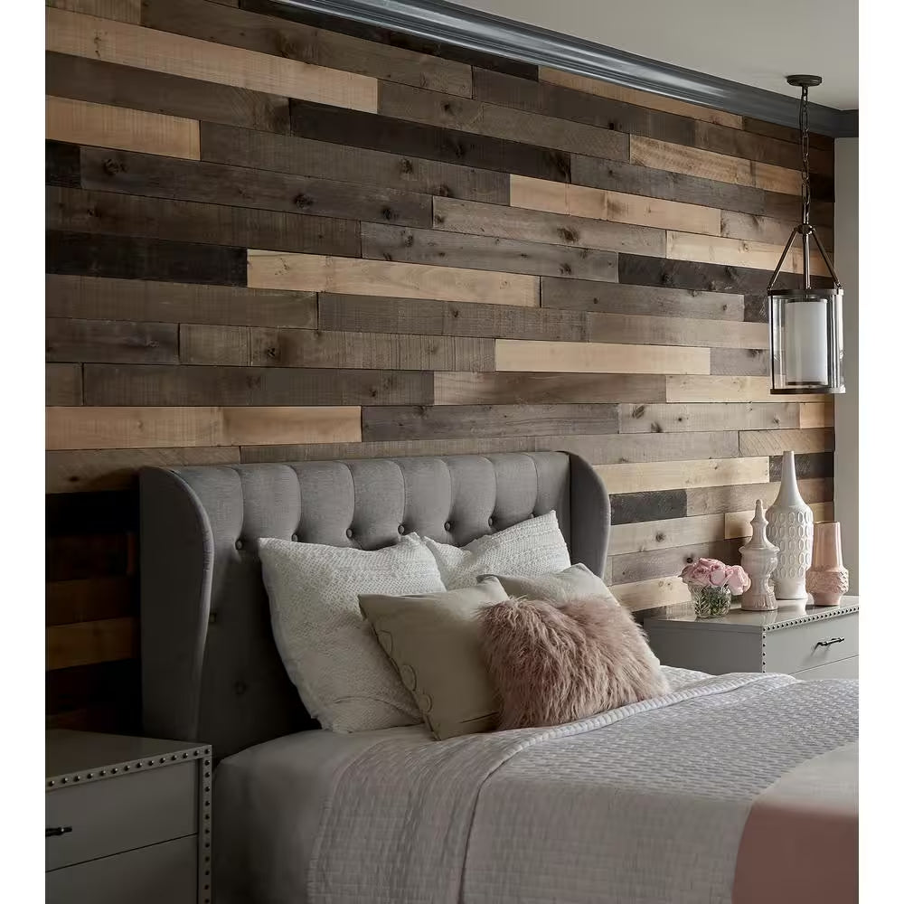 1/2 In. X 4 In. X 4 Ft. Weathered Hardwood Board (8-Piece)