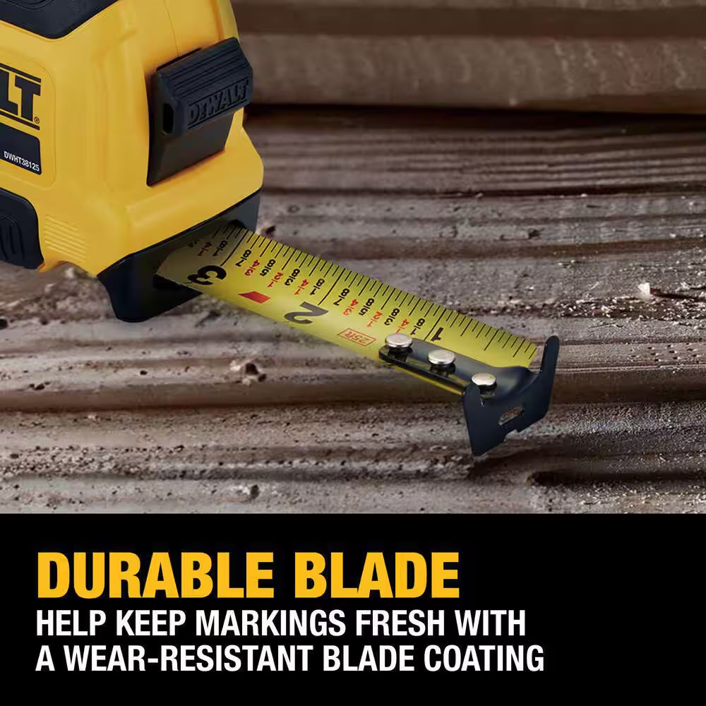 25 Ft. X 1-1/8 In. Tape Measure with Finger Brake