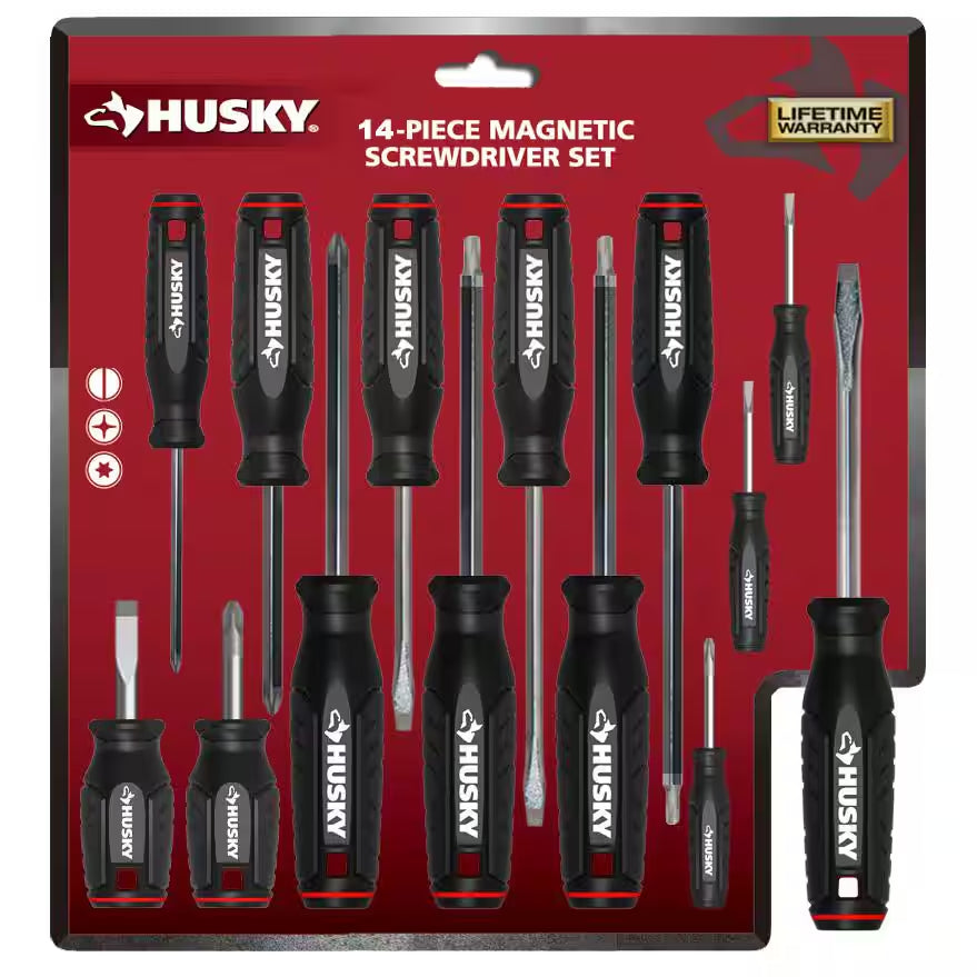 Screwdriver Set with Magnetic Tip (14-Piece)