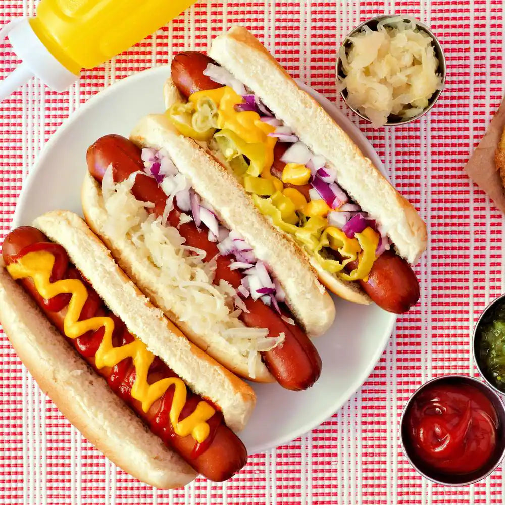 Double Slot Hotdog Toaster in Yellow