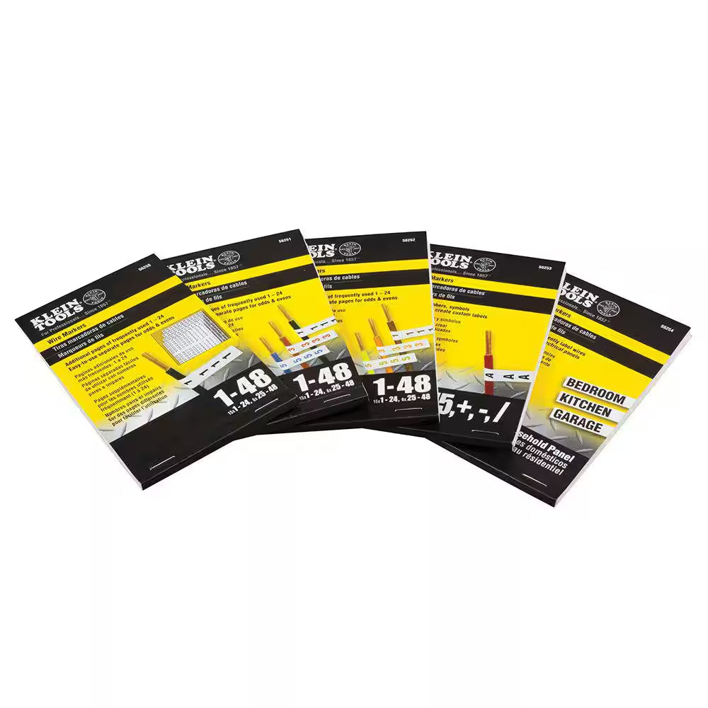 Wire Marker Book, 1-48