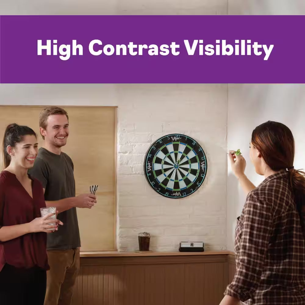 Chroma Sisal 18 In. Dartboard with Accessories