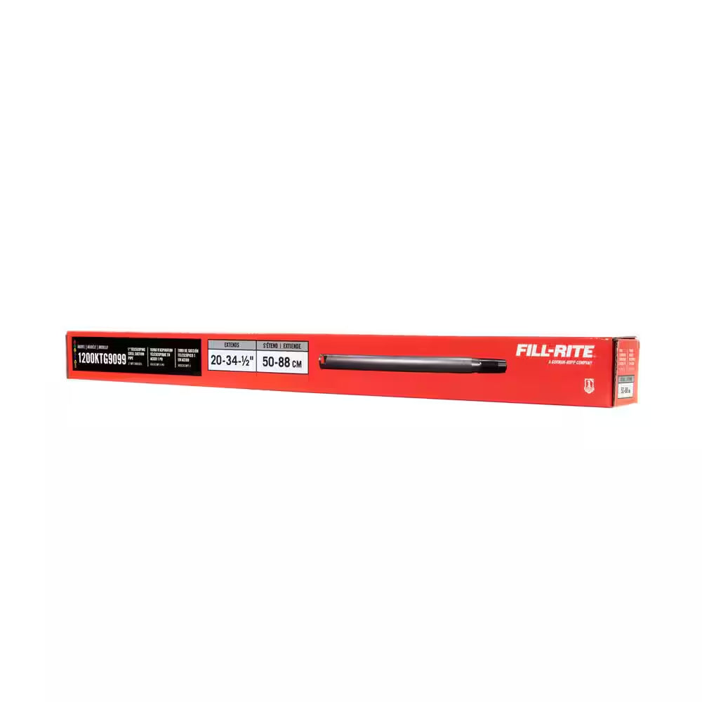 1" Steel Telescoping Suction Pipe